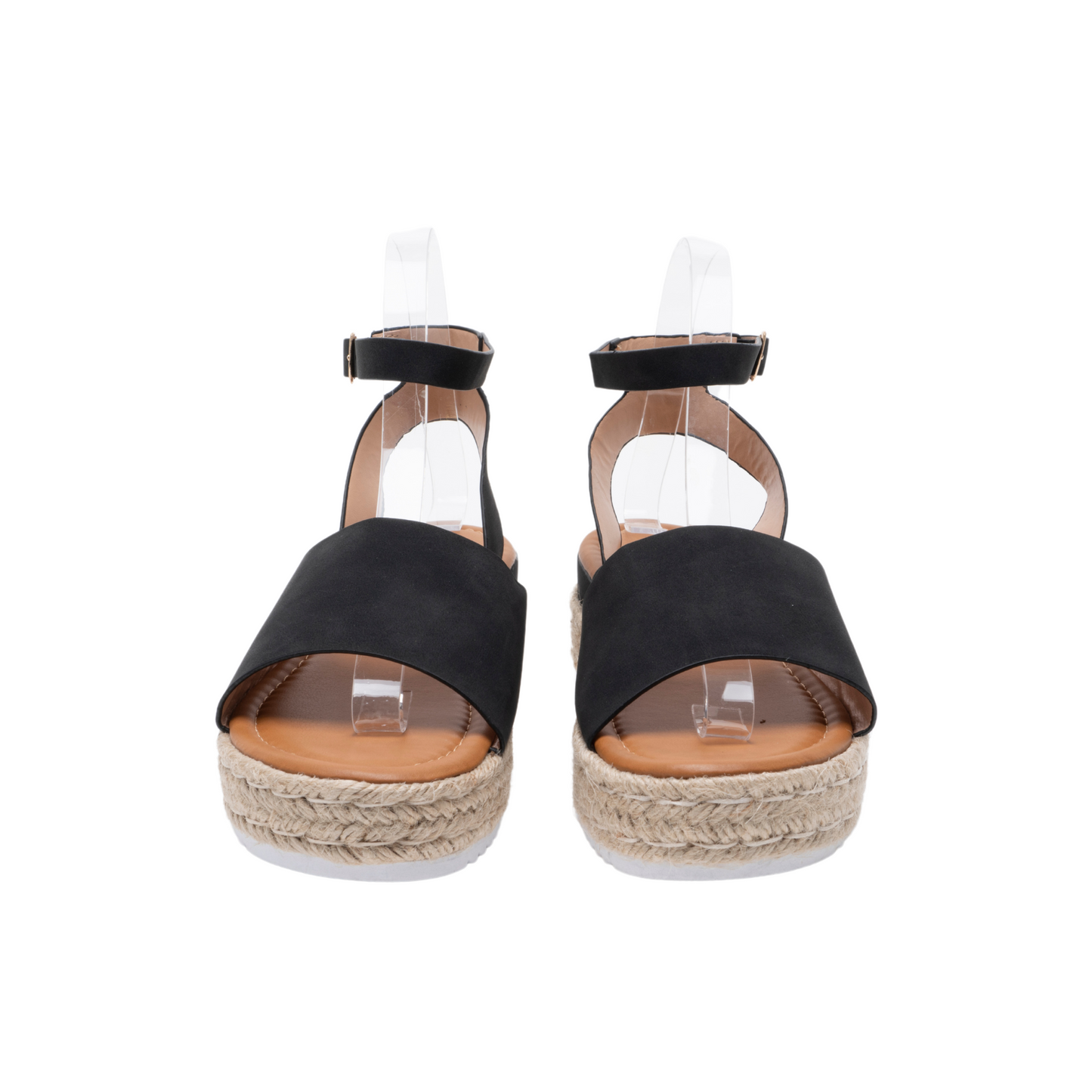 Women's espadrille sandals- Platform Wedges- Ankle Strap BG-735